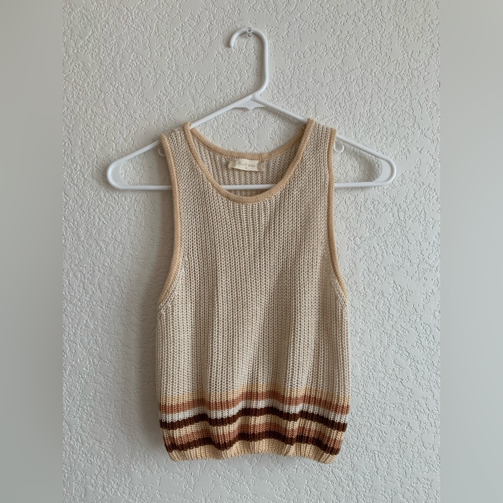 Knit Striped tank top